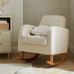 CuddleCo Etta Boucle Nursing Chair - Mushroom
