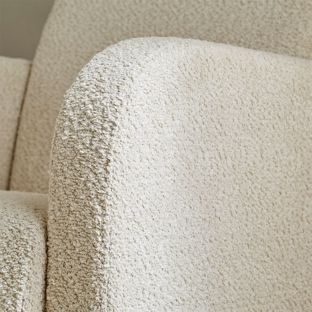 CuddleCo Etta Boucle Nursing Chair - Mushroom