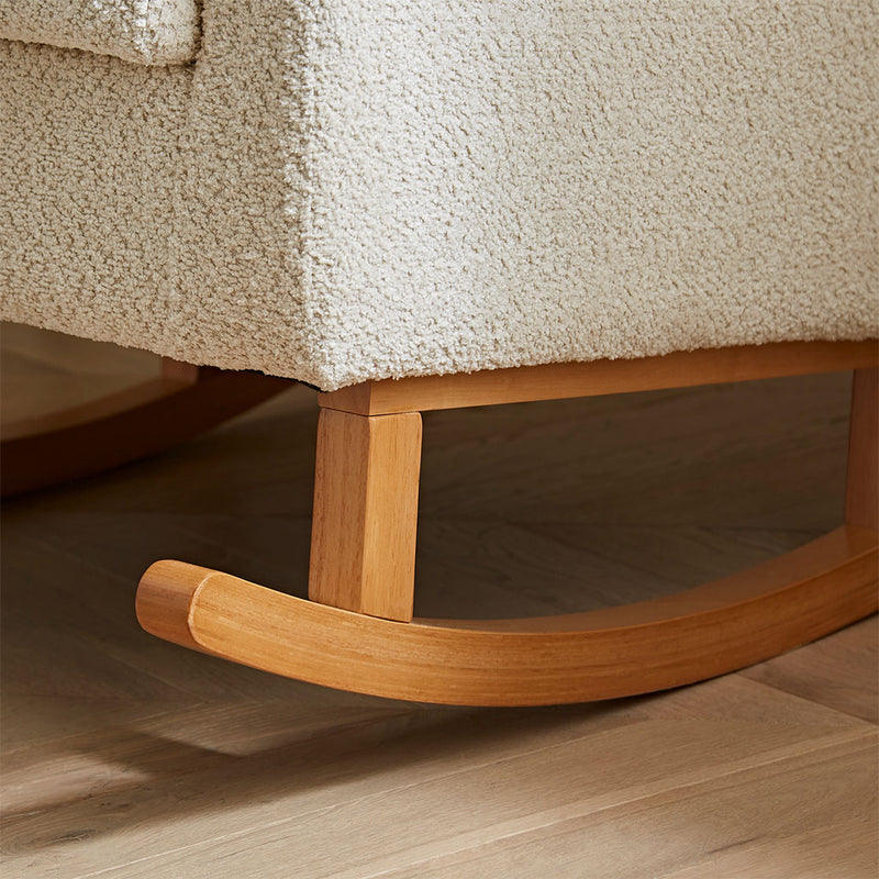 CuddleCo Etta Boucle Nursing Chair - Mushroom