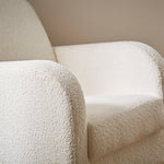 CuddleCo Etta Boucle Nursing Chair - Off White