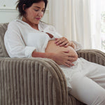 CuddleCo Etta Faux Fur Nursing Chair - Mink