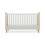 CuddleCo Remi Cot Bed - Oak & Green