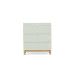 CuddleCo Remi Dresser Changer - Oak & Green