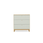 CuddleCo Remi Dresser Changer - Oak & Green