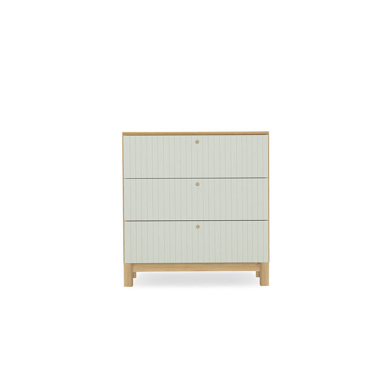 CuddleCo Remi Dresser Changer - Oak & Green