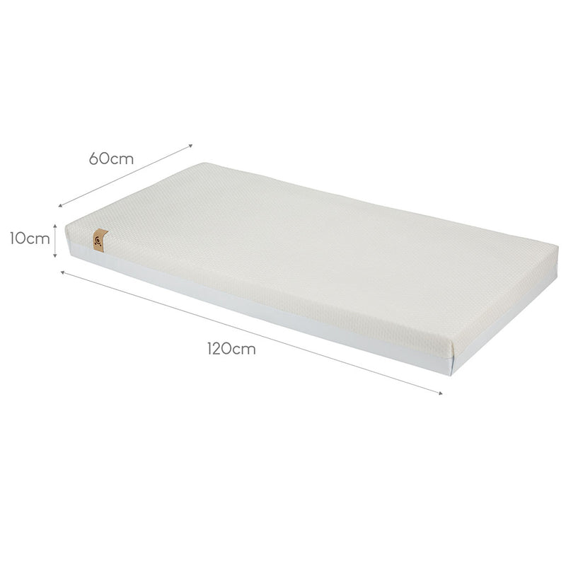 CuddleCo Signature Hypo-Allergenic Bamboo Pocket Sprung Cot Mattress - 120 x 60cm