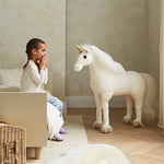 CuddleCo Standing Unicorn - Gold Dust