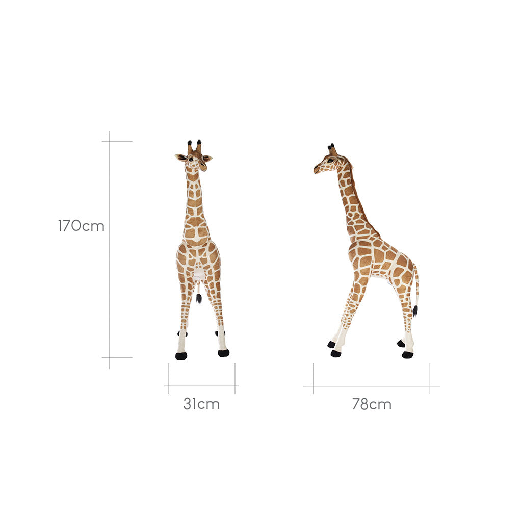 CuddleCo Tall Standing Giraffe Stuffed Animal - 170cm