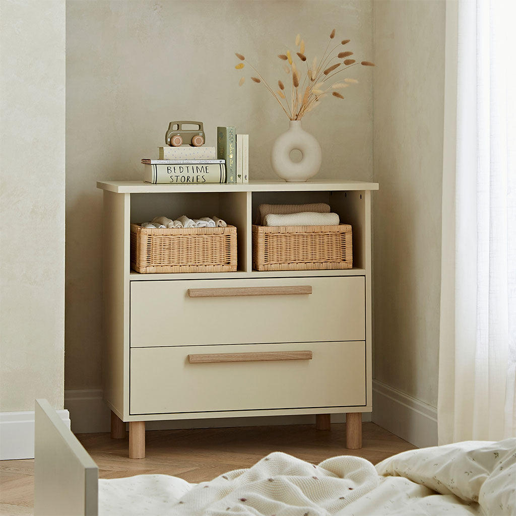Cuddleco Harper Dresser Changer - Cream & Ash