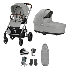 Cybex Balios S Lux 8 Piece Bundle - Stone Grey