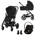 Cybex Balios S Lux One Box Travel System - Moon Black