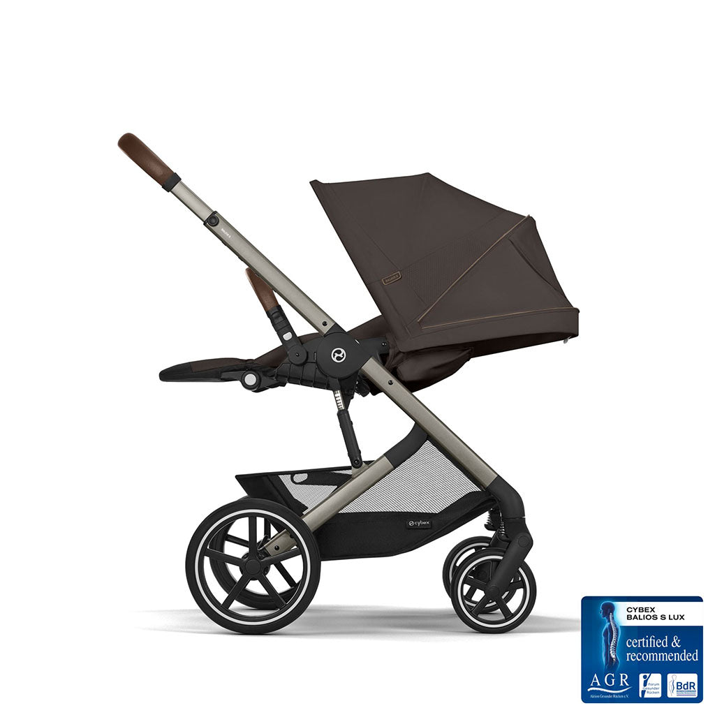 Cybex Balios S Lux Pushchair - Chocolate Brown