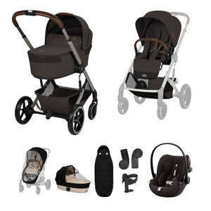 Cybex Balios S Lux Travel System - Chocolate Brown