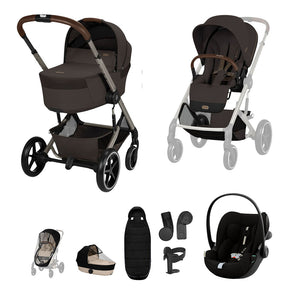 Cybex Balios S Lux Travel System - Chocolate Brown