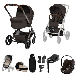 Cybex Balios S Lux Ultimate Travel System - Chocolate Brown