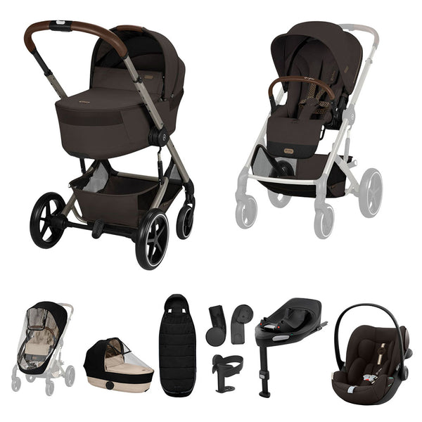 Cybex Balios S Lux Ultimate Travel System - Chocolate Brown