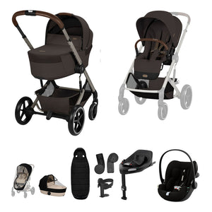 Cybex Balios S Lux Ultimate Travel System - Chocolate Brown