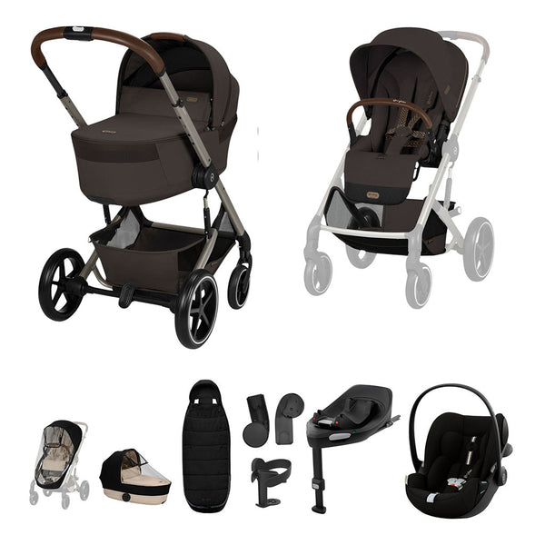 Cybex Balios S Lux Ultimate Travel System - Chocolate Brown