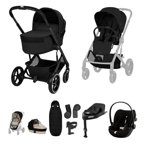 Cybex Balios S Lux Ultimate Travel System - Moon Black