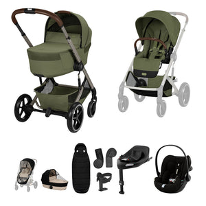 Cybex Balios S Lux Ultimate Travel System - Moss Green