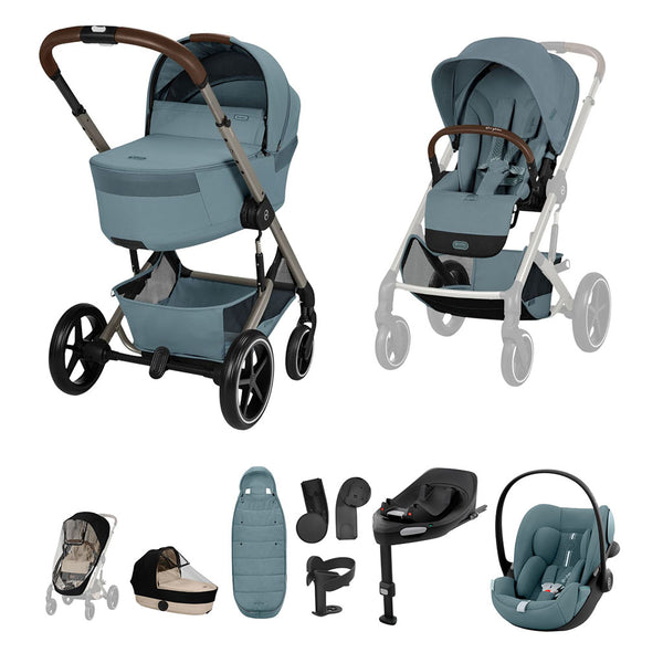 Cybex Balios S Lux Ultimate Travel System - Stormy Blue