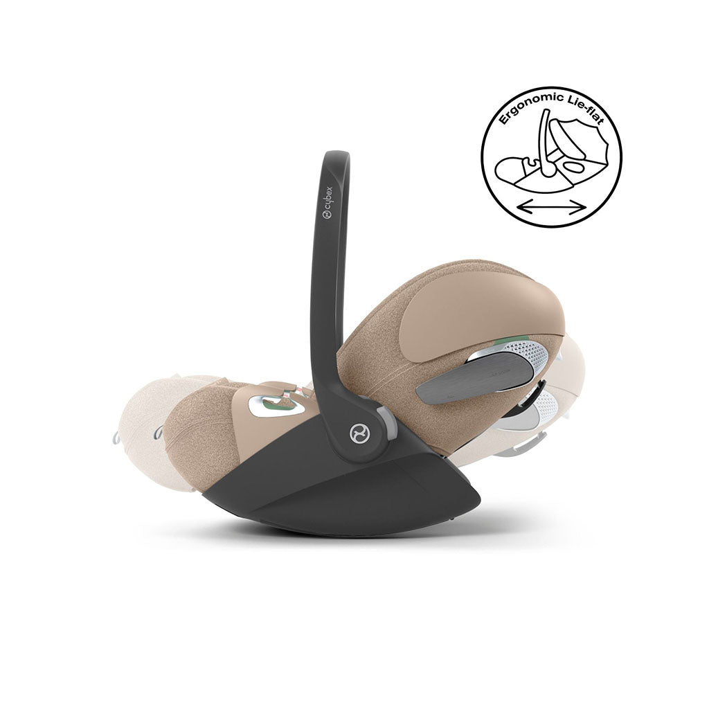 Cybex Cloud T i-Size Car Seat - Cozy Beige Plus