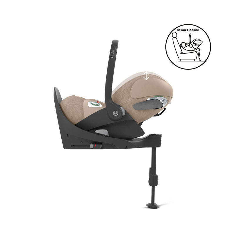 Cybex Cloud T i-Size Car Seat - Cozy Beige Plus