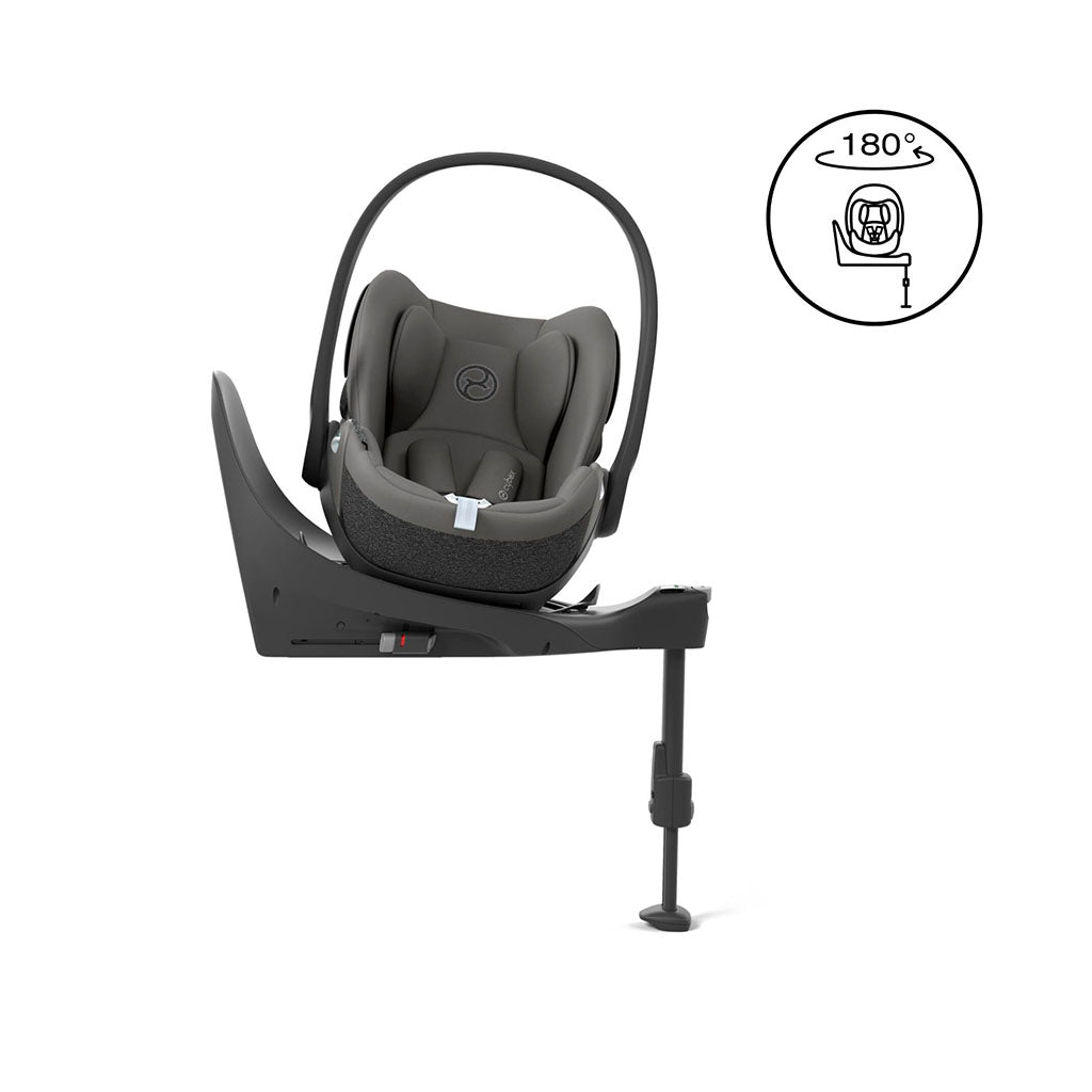 Cybex Cloud T i-Size Car Seat - Mirage Grey Comfort