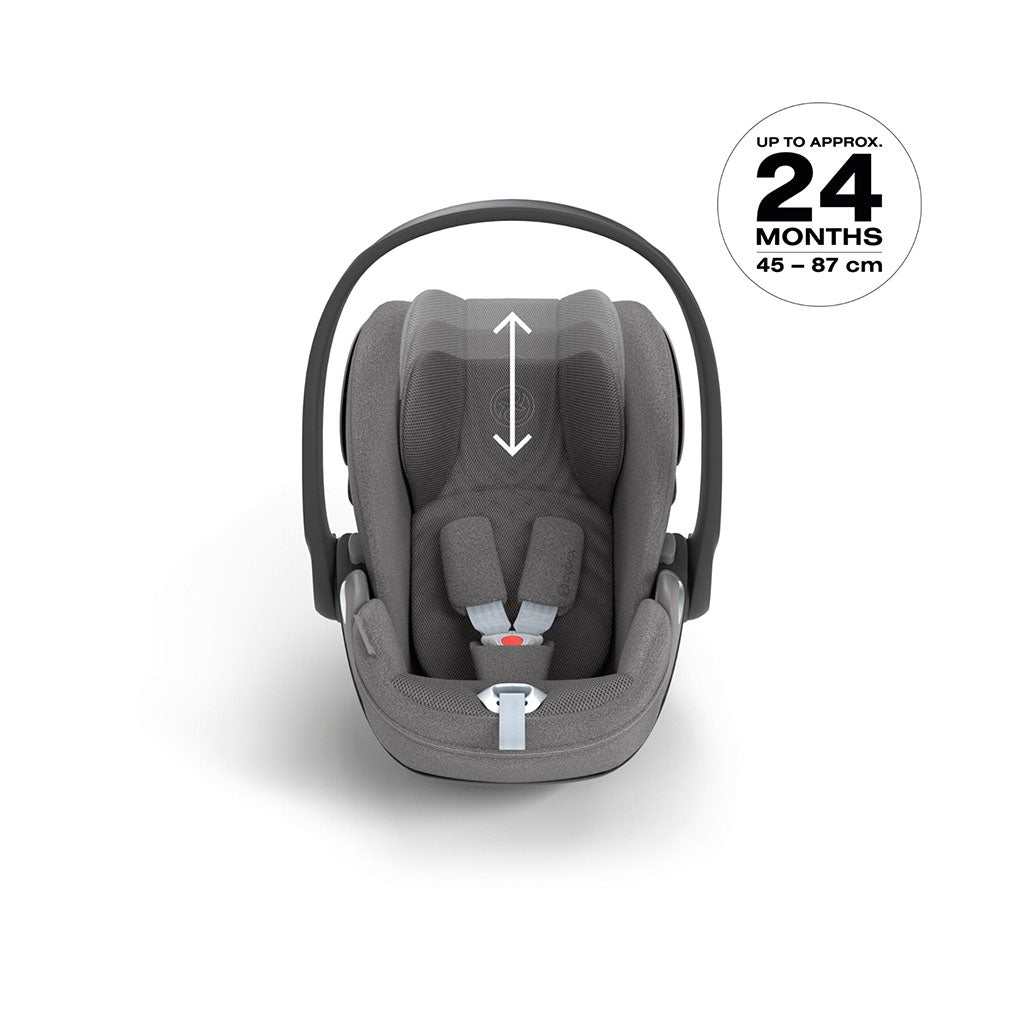 Cybex Cloud T i-Size Car Seat - Mirage Grey Plus