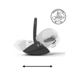 Cybex Cloud T i-Size Car Seat - Platinum White Plus