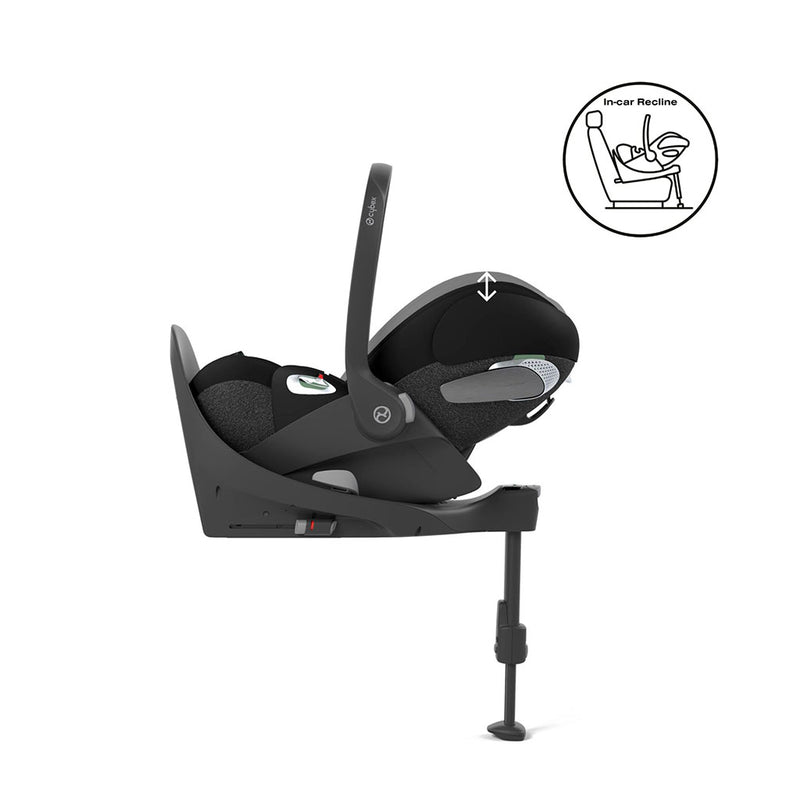 Cybex Cloud T i-Size Car Seat - Sepia Black Comfort