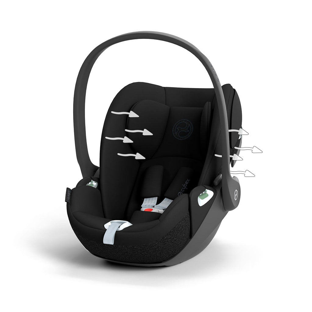 Cybex Cloud T i-Size Car Seat - Sephia Black Comfort