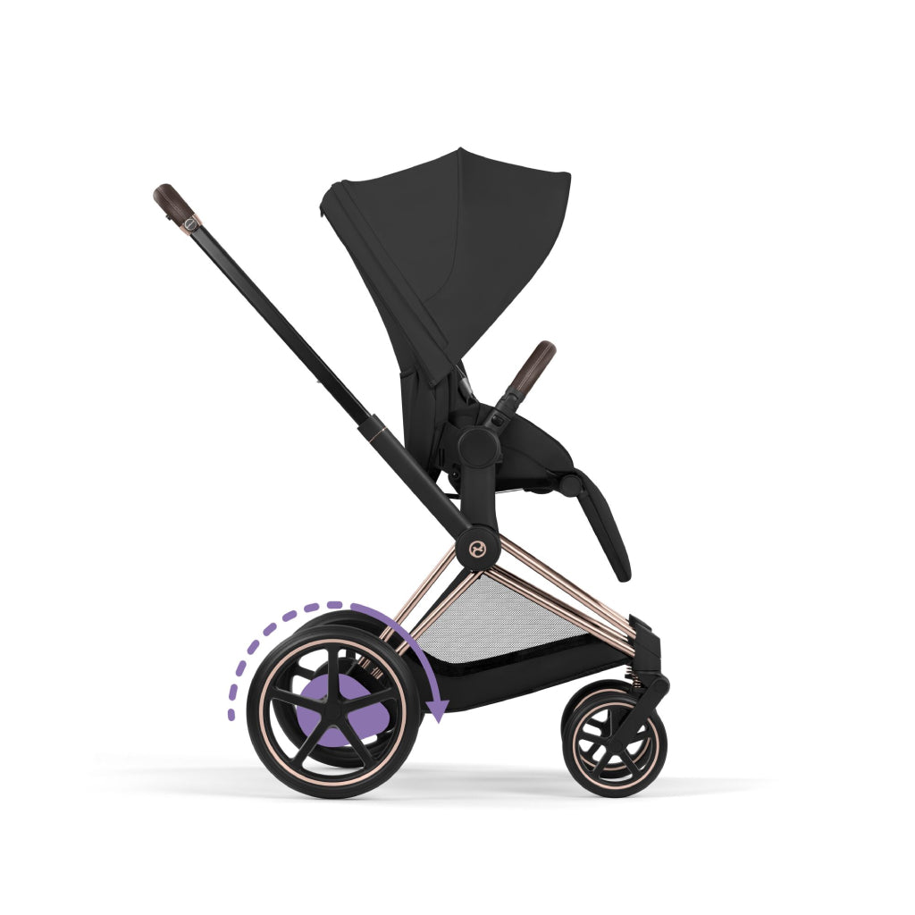 cybex e priam rose gold Cybex e-Priam Comfort Ultimate Birth & Beyond Bundle