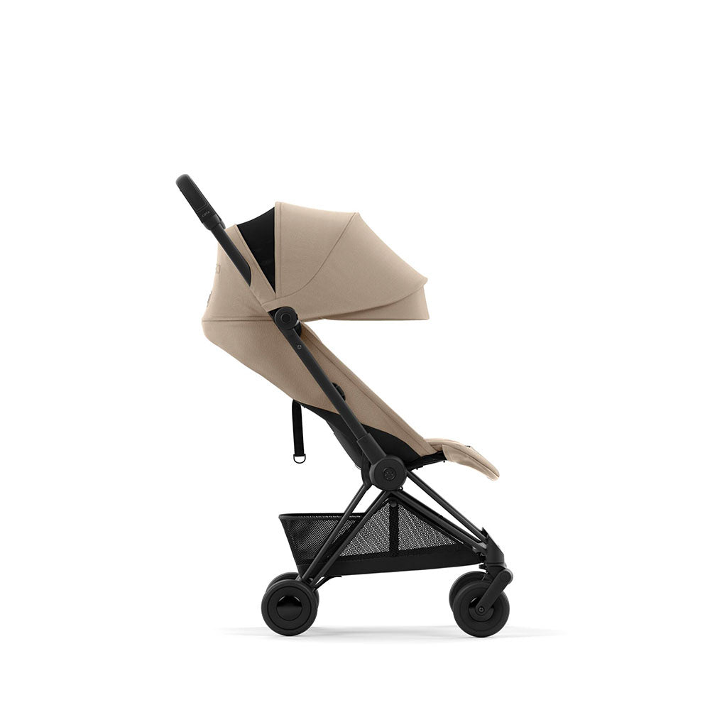 Cybex Coya Pushchair - Matt Black / Cozy Beige