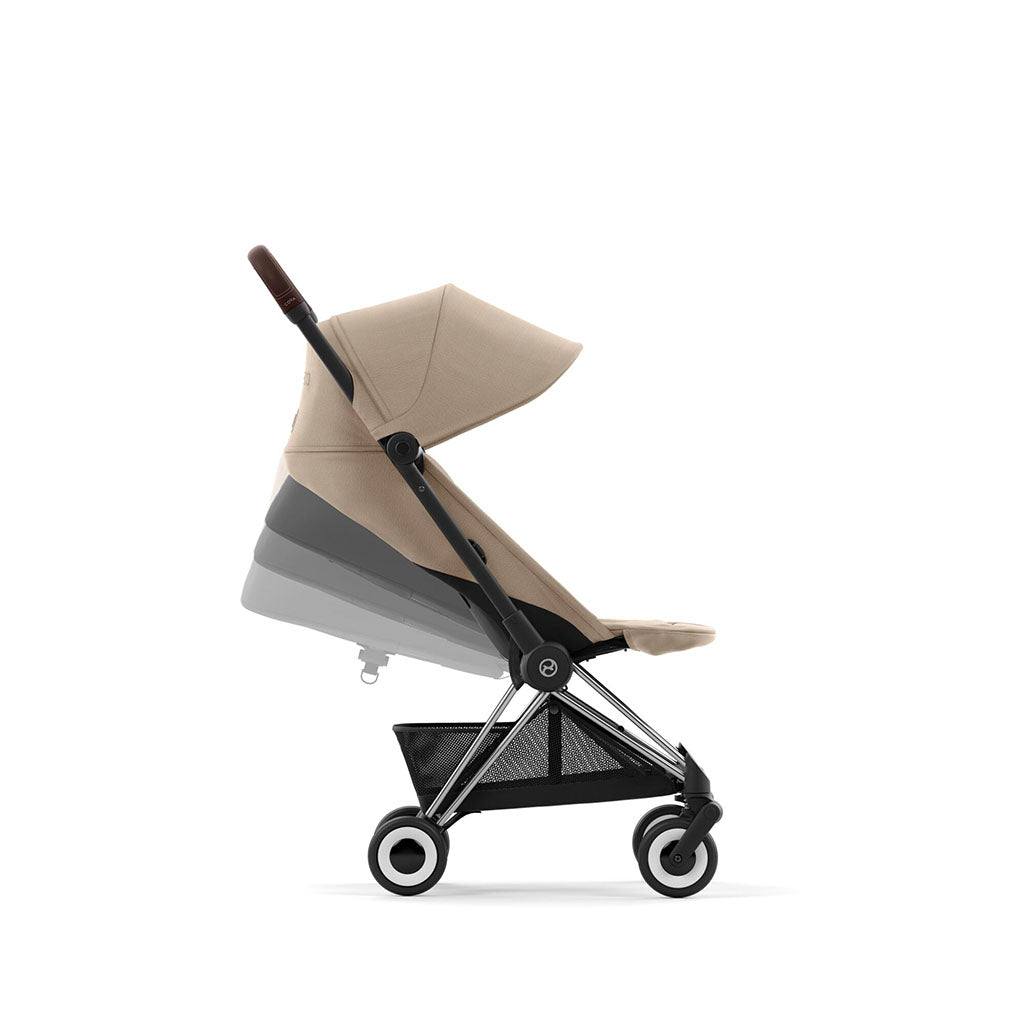 Cybex Coya Pushchair - Matt Black / Cozy Beige