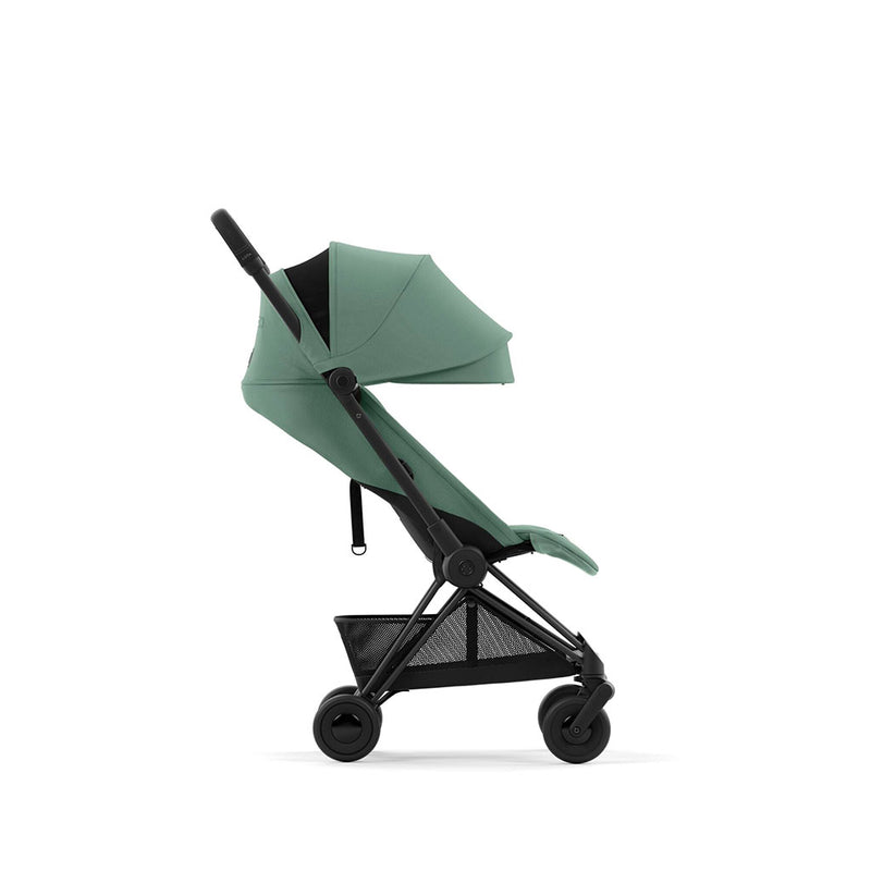 Cybex Coya Pushchair - Matt Black / Leaf Green