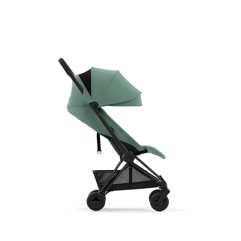 Cybex Coya Pushchair - Matt Black / Leaf Green