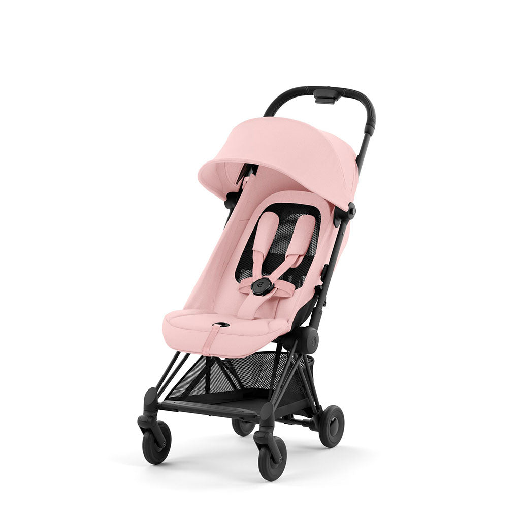 Cybex Coya Pushchair - Matt Black / Peach Pink