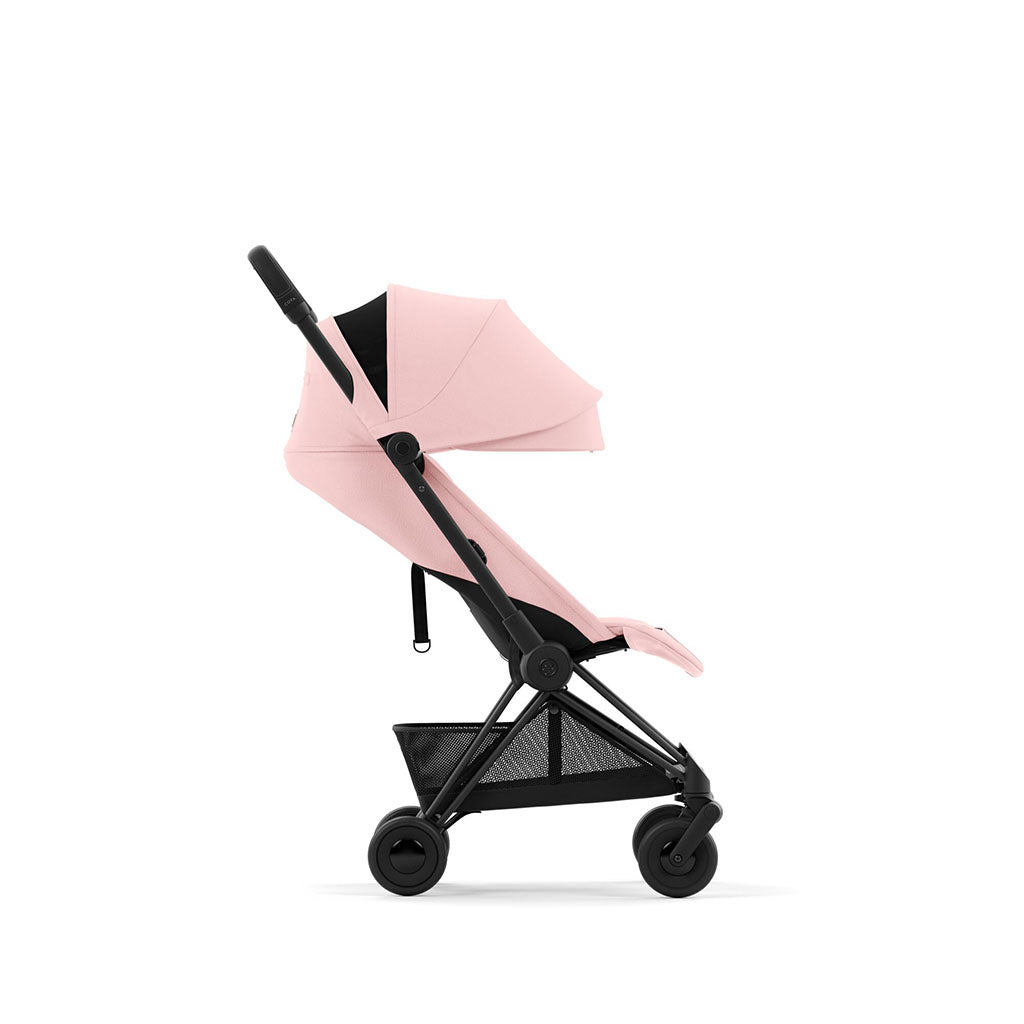 Cybex Coya Pushchair - Matt Black / Peach Pink
