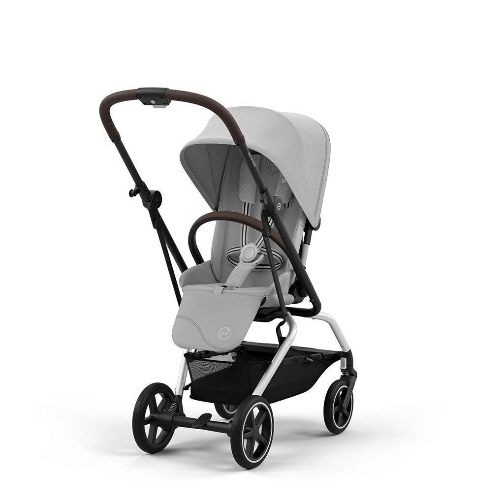 Cybex Eezy S Twist+2 Pushchair with Silver Frame - Fog Grey