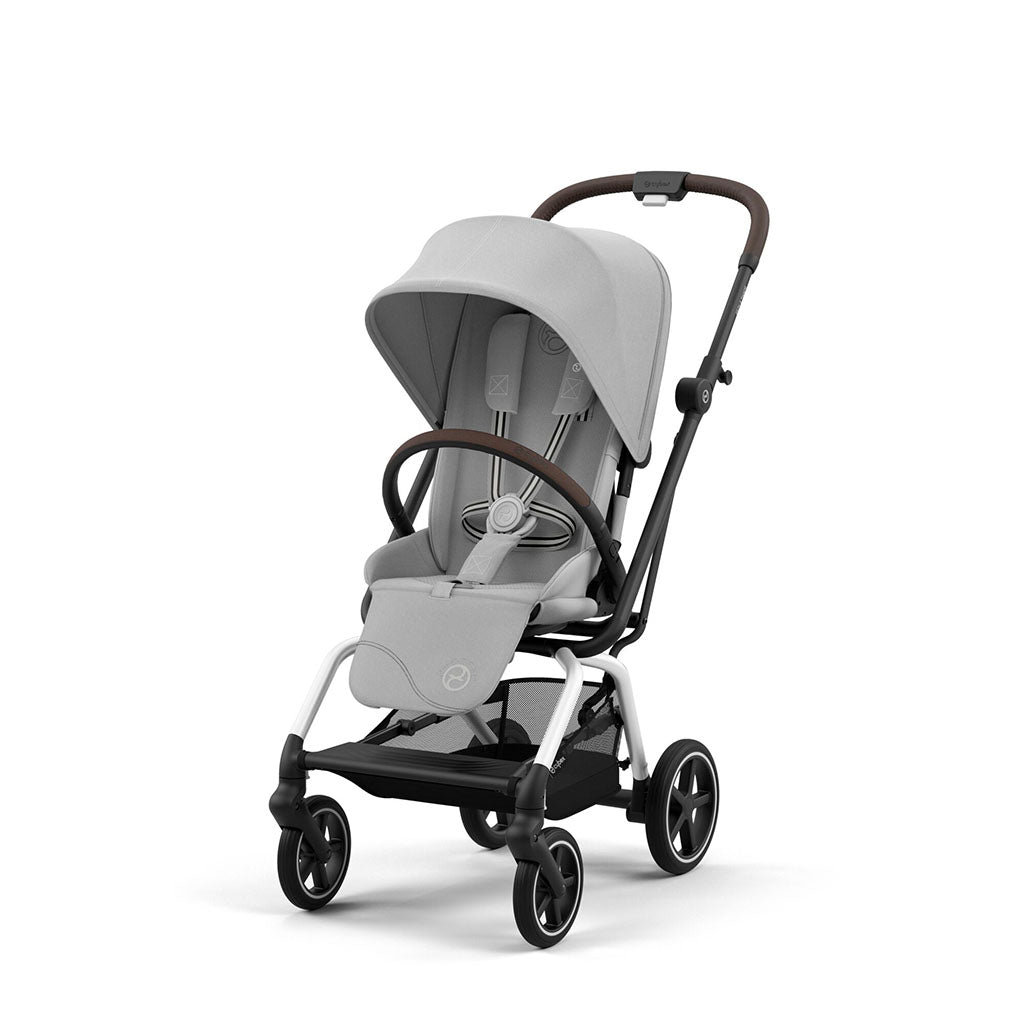 Cybex Eezy S Twist+2 Pushchair with Silver Frame - Fog Grey