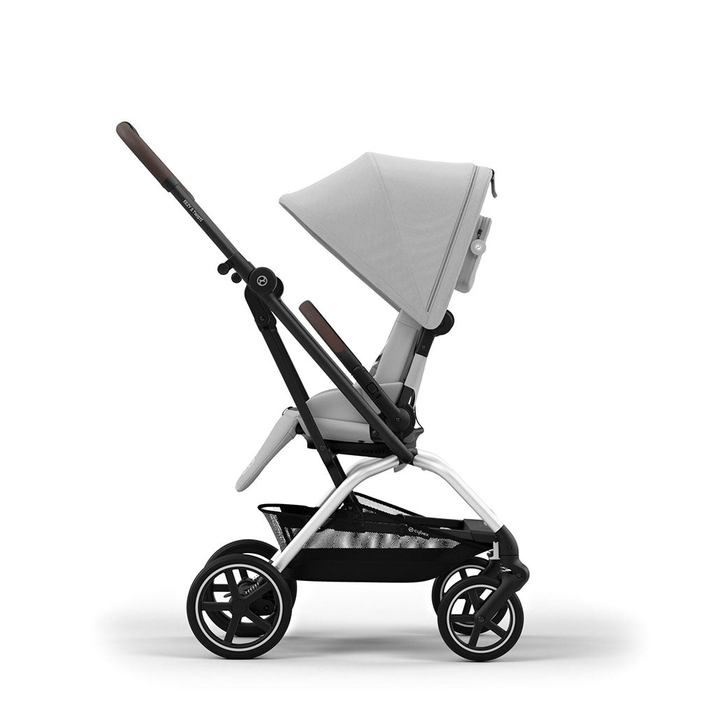 Cybex Eezy S Twist+2 Pushchair with Silver Frame - Fog Grey