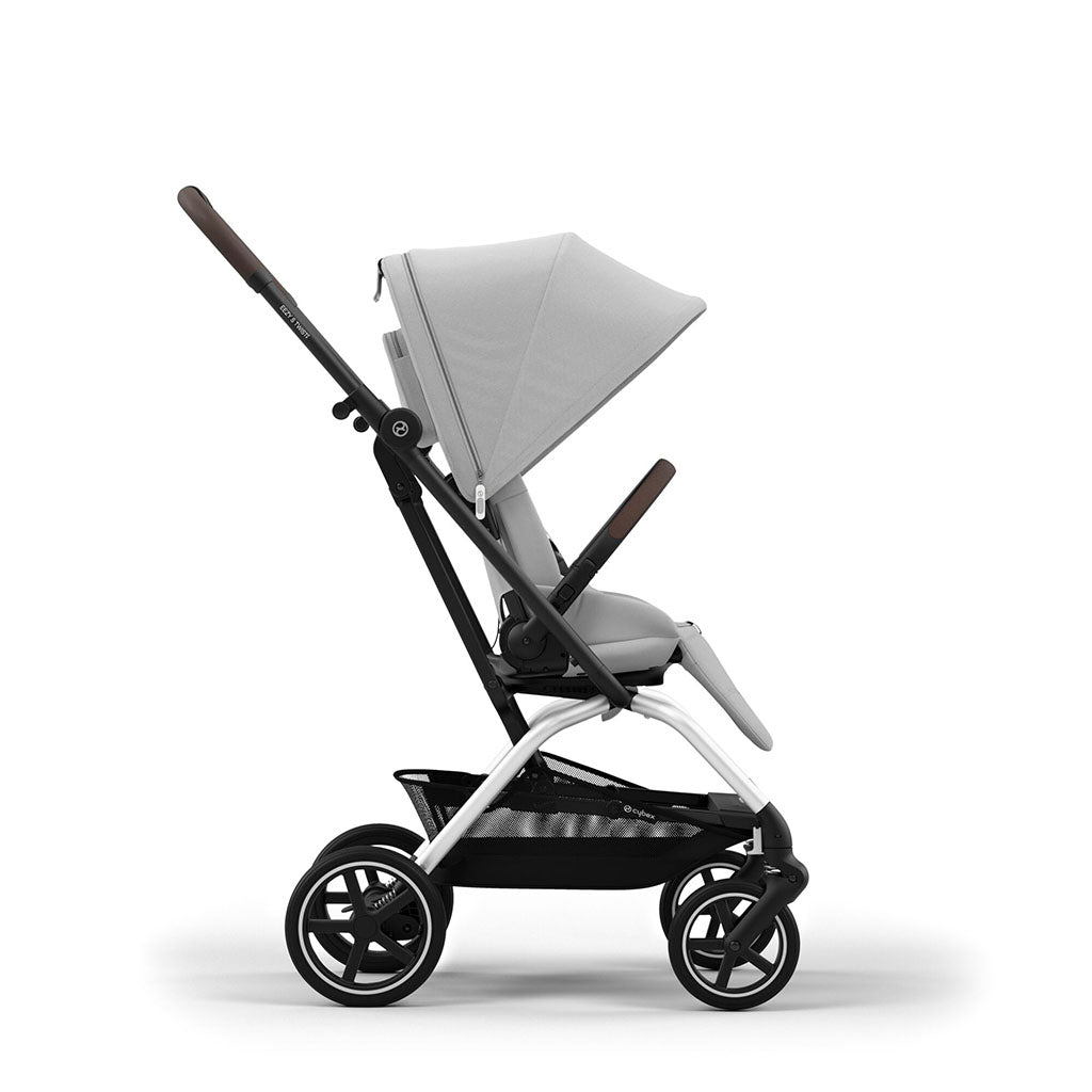 Cybex Eezy S Twist+2 Pushchair with Silver Frame - Fog Grey
