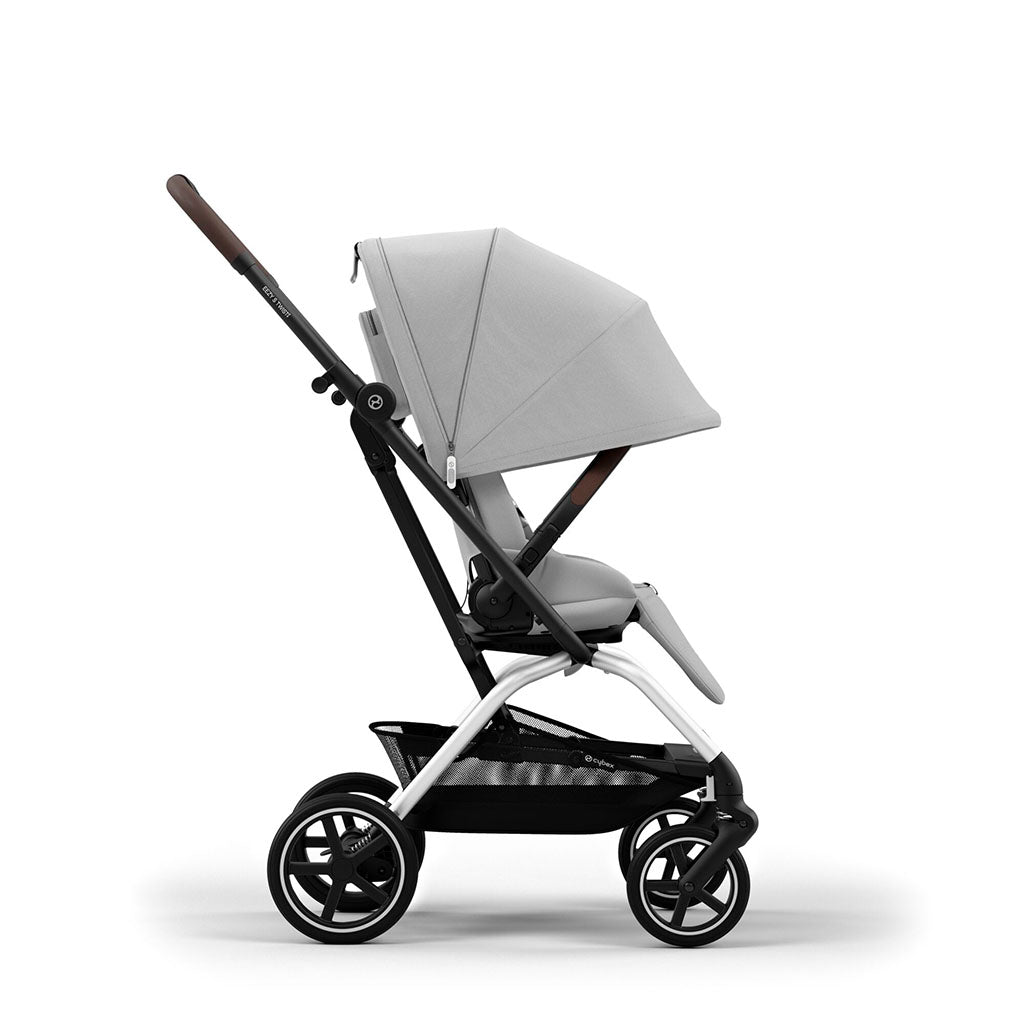Cybex Eezy S Twist+2 Pushchair with Silver Frame - Fog Grey