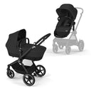 Cybex Eos Lux 2 in 1 Pushchair - Moon Black