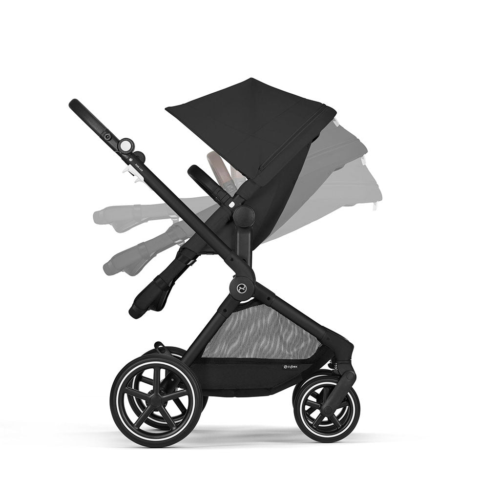 Cybex Eos Lux 2 in 1 Pushchair - Moon Black