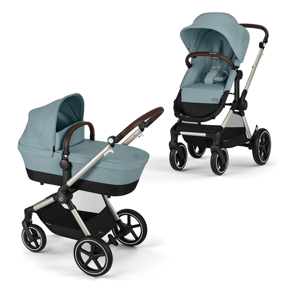 Cybex Eos Lux 2 in 1 Pushchair - Stormy Blue