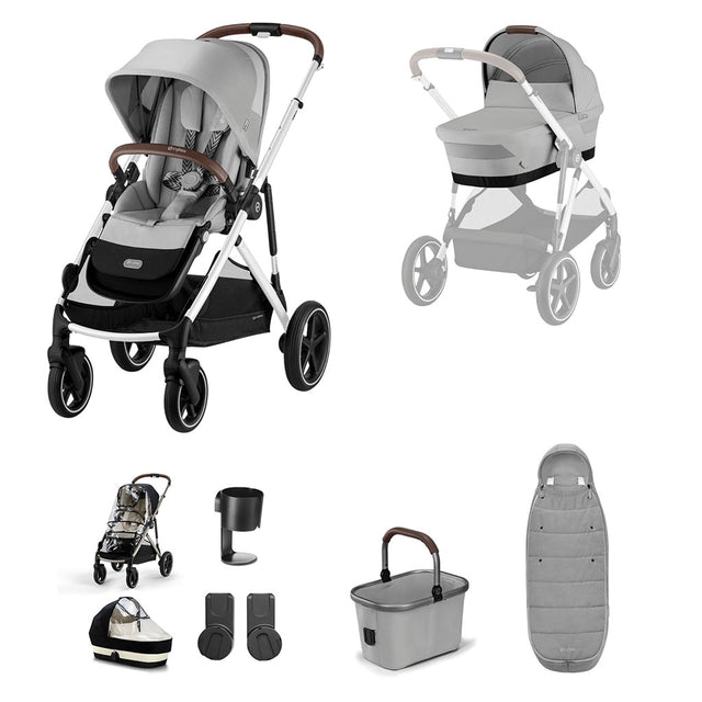 Cybex Gazelle S 9 Piece Bundle - Stone Grey