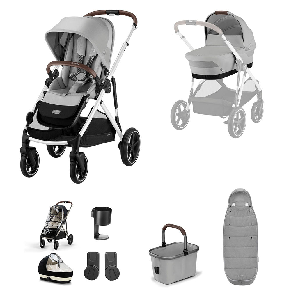 Cybex Gazelle S 9 Piece Bundle - Stone Grey