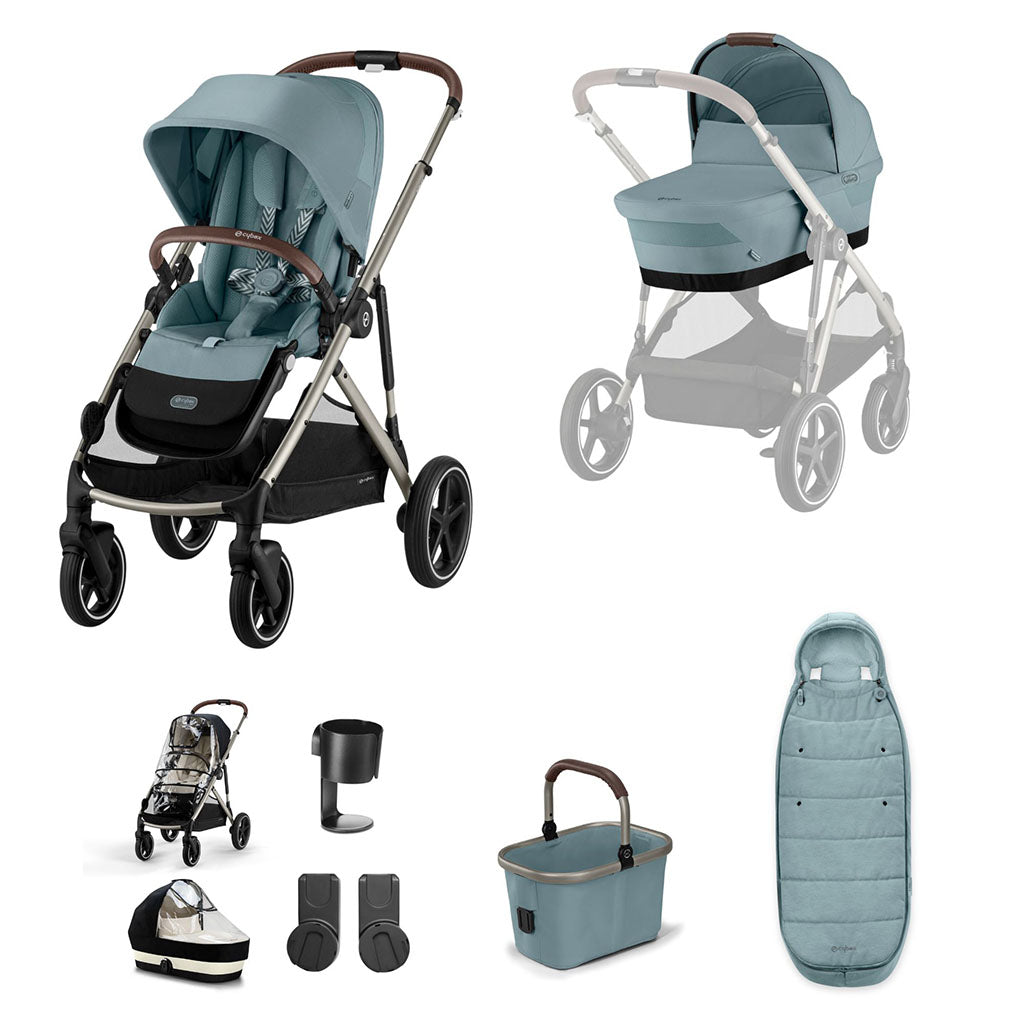 Cybex Gazelle S 9 Piece Bundle - Stormy Blue